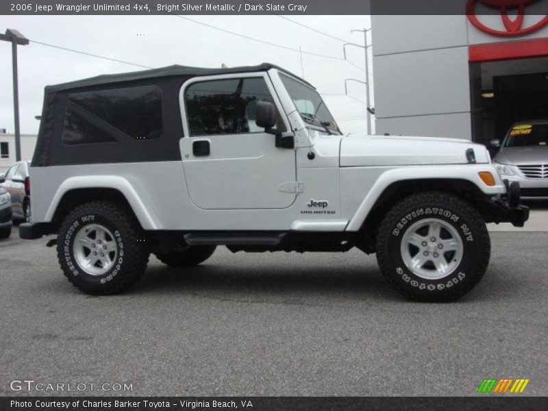 Bright Silver Metallic / Dark Slate Gray 2006 Jeep Wrangler Unlimited 4x4