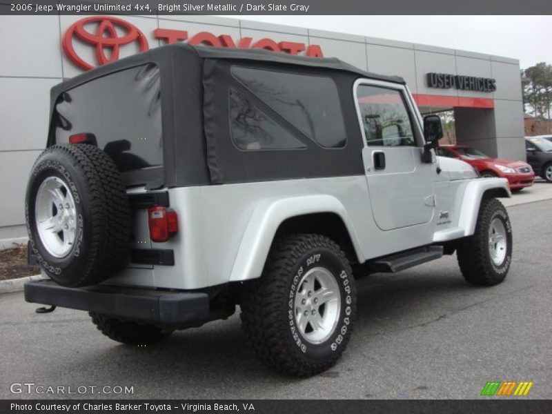 Bright Silver Metallic / Dark Slate Gray 2006 Jeep Wrangler Unlimited 4x4