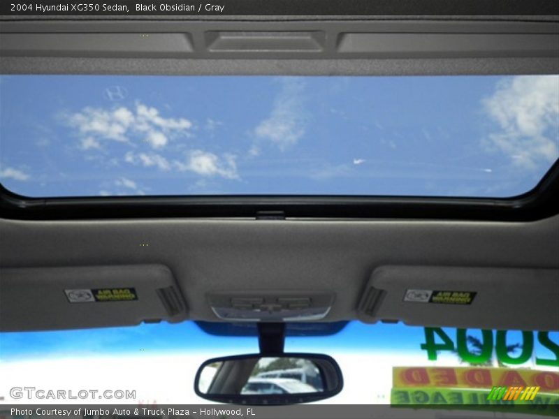 Black Obsidian / Gray 2004 Hyundai XG350 Sedan