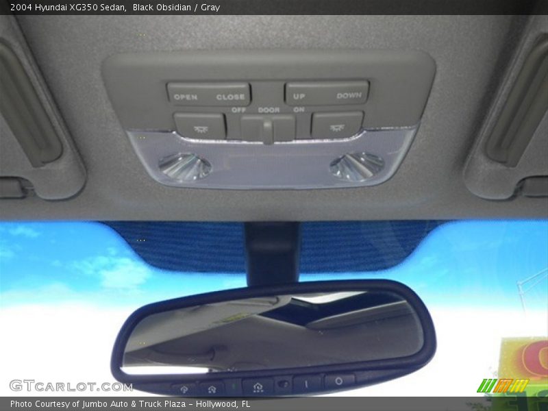 Black Obsidian / Gray 2004 Hyundai XG350 Sedan