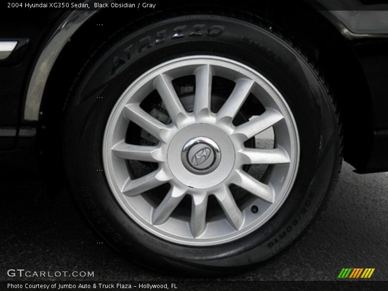 Black Obsidian / Gray 2004 Hyundai XG350 Sedan