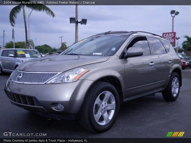 Polished Pewter Metallic / Charcoal 2004 Nissan Murano SL AWD