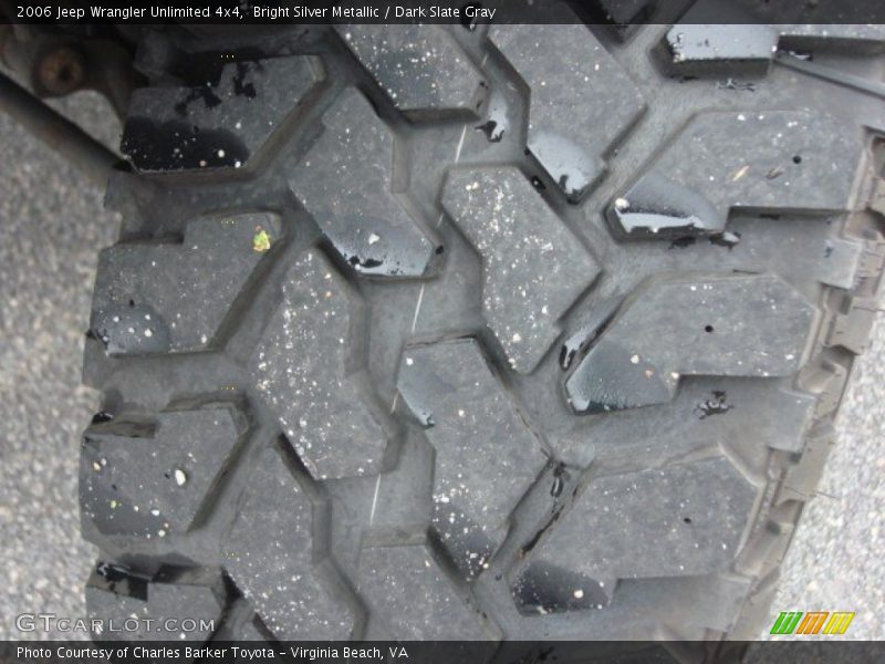 Bright Silver Metallic / Dark Slate Gray 2006 Jeep Wrangler Unlimited 4x4