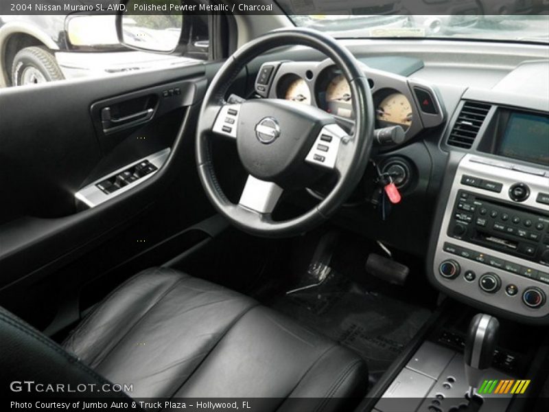 Polished Pewter Metallic / Charcoal 2004 Nissan Murano SL AWD