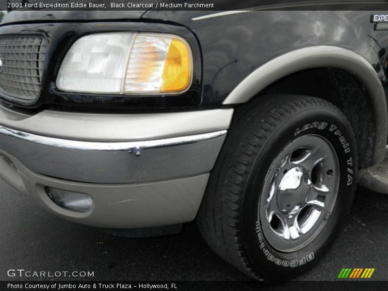 Black Clearcoat / Medium Parchment 2001 Ford Expedition Eddie Bauer