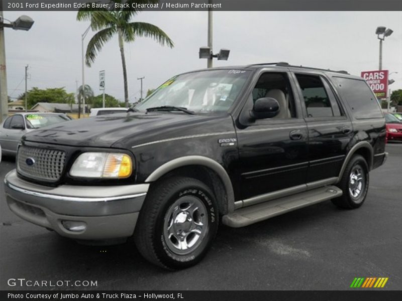 Black Clearcoat / Medium Parchment 2001 Ford Expedition Eddie Bauer