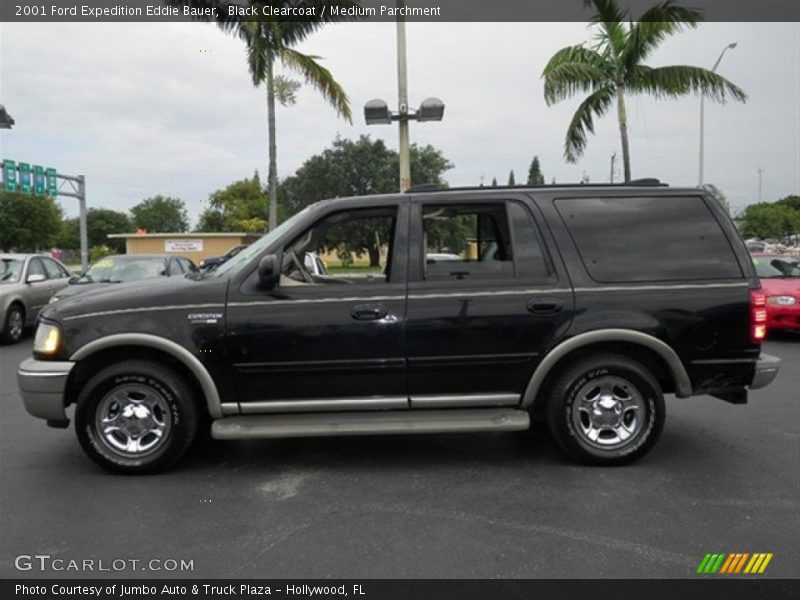 Black Clearcoat / Medium Parchment 2001 Ford Expedition Eddie Bauer