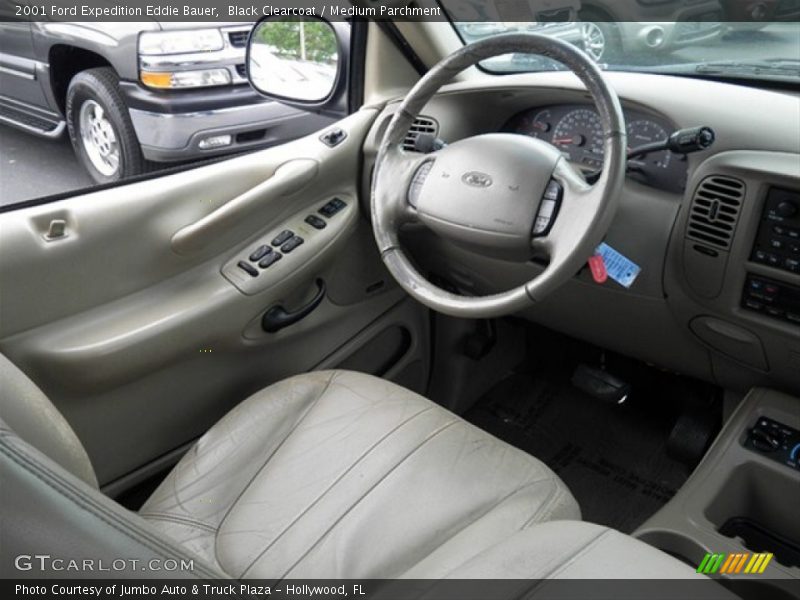 Black Clearcoat / Medium Parchment 2001 Ford Expedition Eddie Bauer