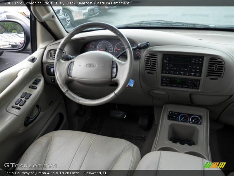 Black Clearcoat / Medium Parchment 2001 Ford Expedition Eddie Bauer