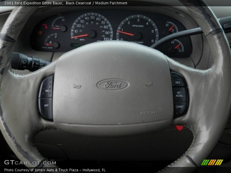 Black Clearcoat / Medium Parchment 2001 Ford Expedition Eddie Bauer