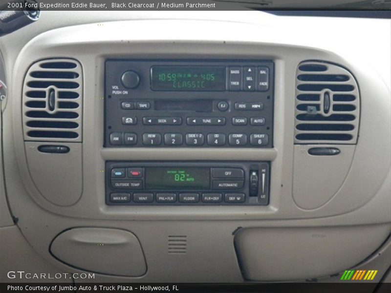 Black Clearcoat / Medium Parchment 2001 Ford Expedition Eddie Bauer