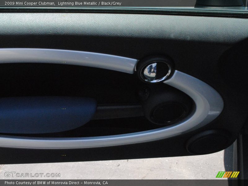 Lightning Blue Metallic / Black/Grey 2009 Mini Cooper Clubman