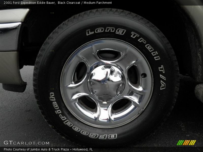 Black Clearcoat / Medium Parchment 2001 Ford Expedition Eddie Bauer