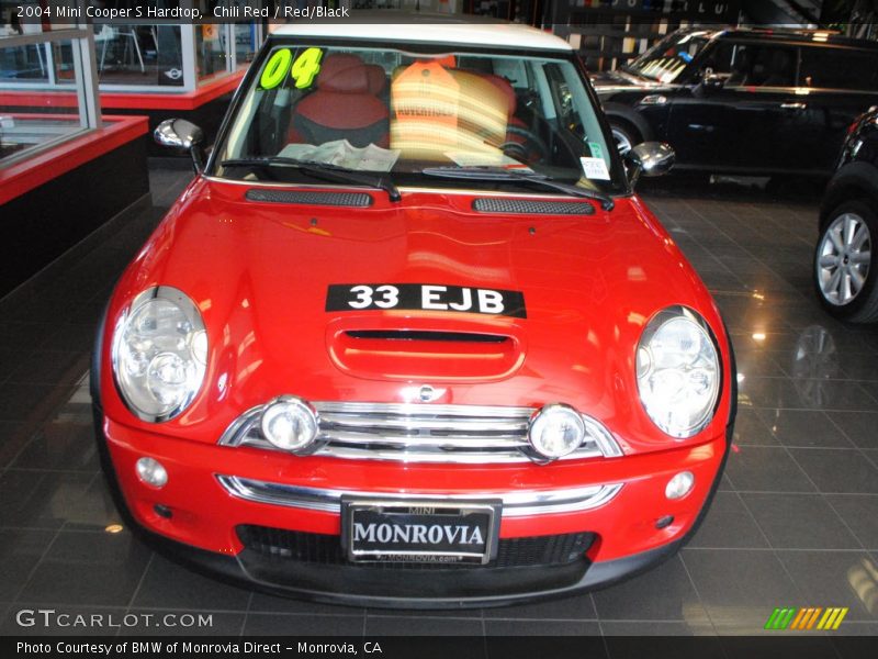 Chili Red / Red/Black 2004 Mini Cooper S Hardtop