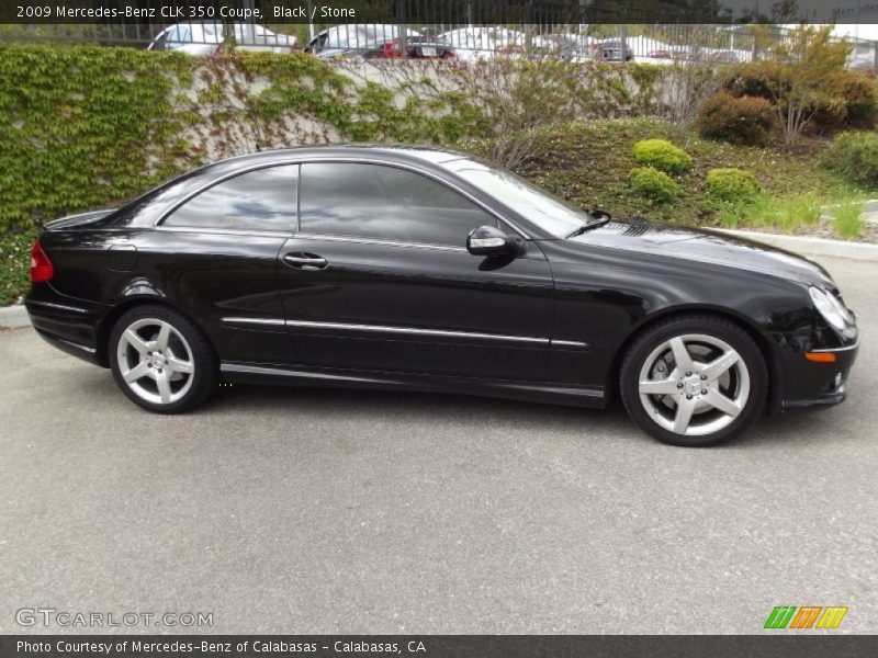 Black / Stone 2009 Mercedes-Benz CLK 350 Coupe