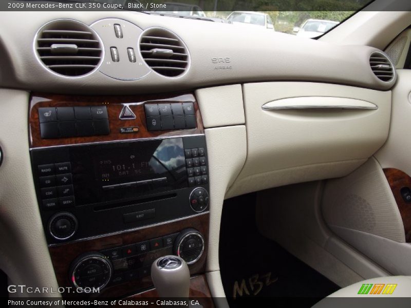 Black / Stone 2009 Mercedes-Benz CLK 350 Coupe