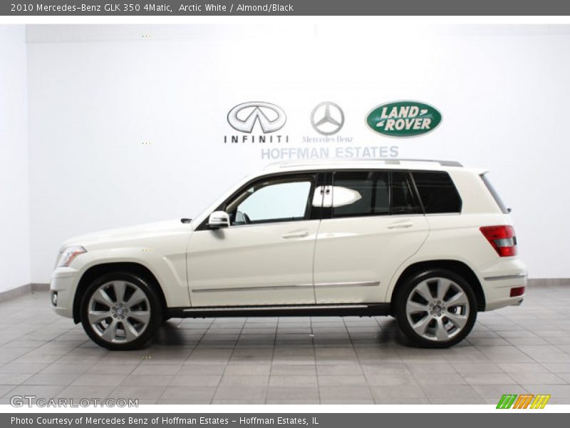 Arctic White / Almond/Black 2010 Mercedes-Benz GLK 350 4Matic
