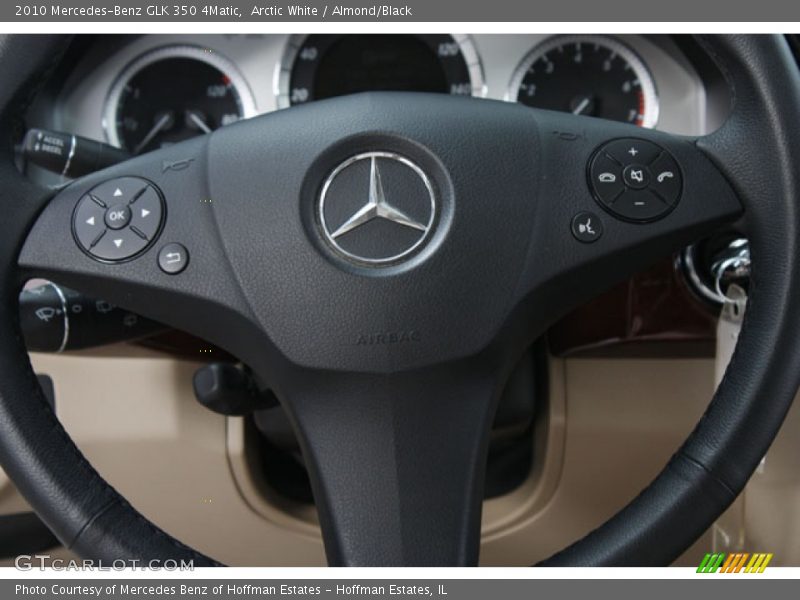 Arctic White / Almond/Black 2010 Mercedes-Benz GLK 350 4Matic