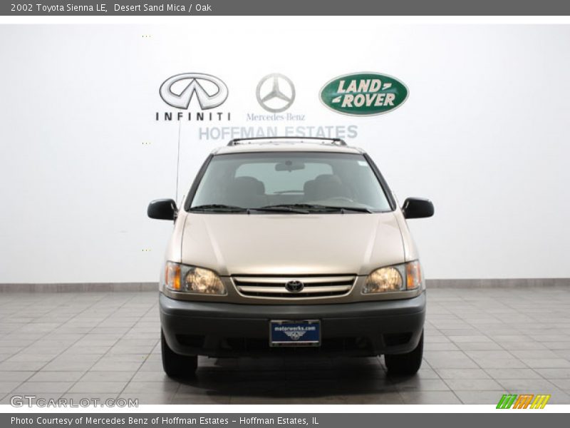 Desert Sand Mica / Oak 2002 Toyota Sienna LE