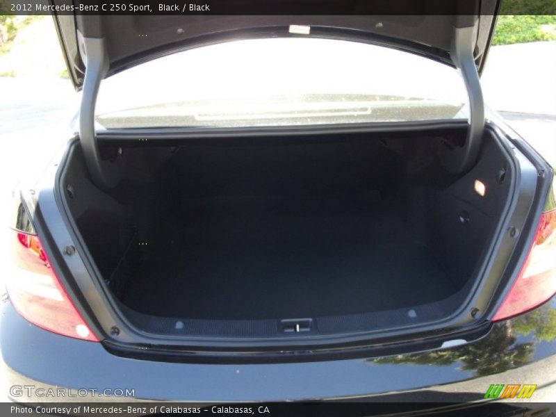 Black / Black 2012 Mercedes-Benz C 250 Sport