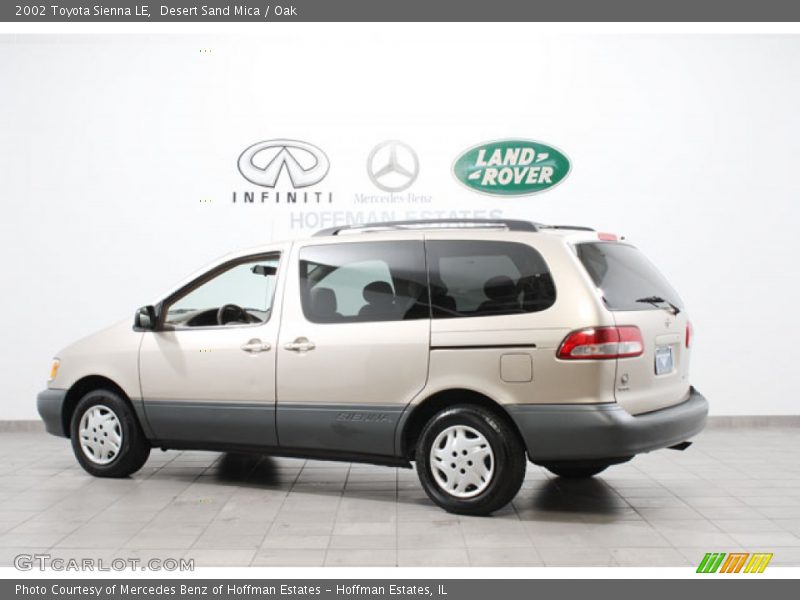 Desert Sand Mica / Oak 2002 Toyota Sienna LE
