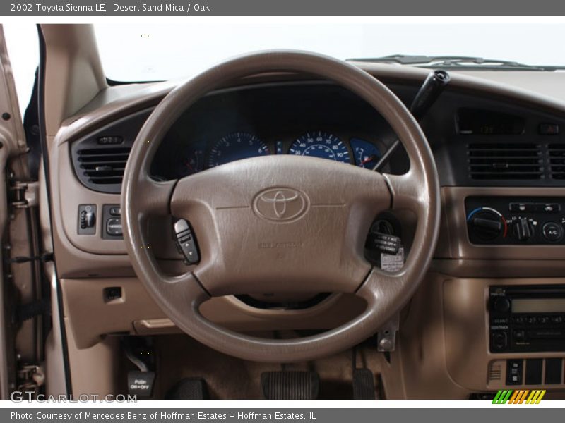 Desert Sand Mica / Oak 2002 Toyota Sienna LE