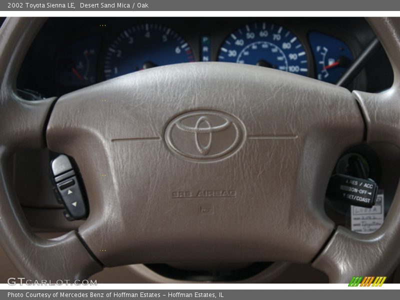 Desert Sand Mica / Oak 2002 Toyota Sienna LE
