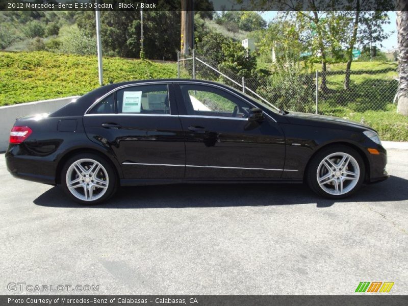 Black / Black 2012 Mercedes-Benz E 350 Sedan