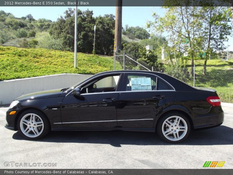 Black / Black 2012 Mercedes-Benz E 350 Sedan