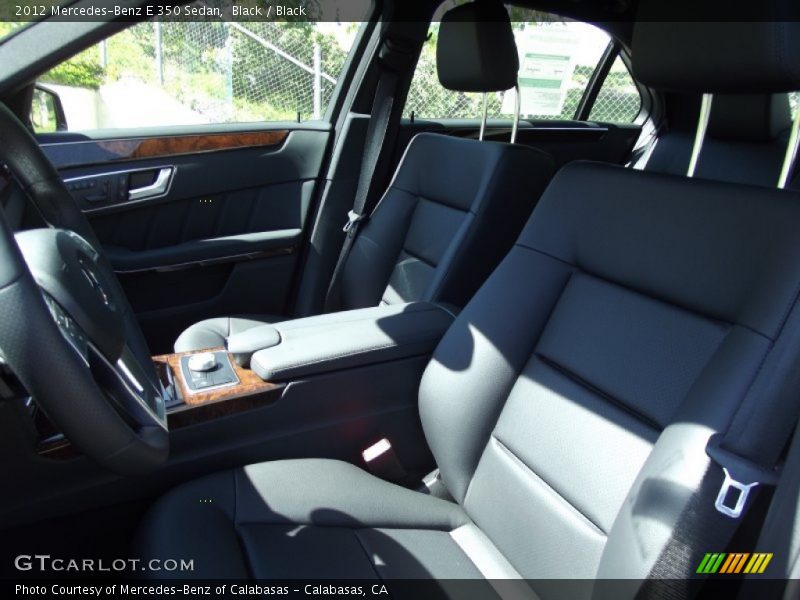 Black / Black 2012 Mercedes-Benz E 350 Sedan