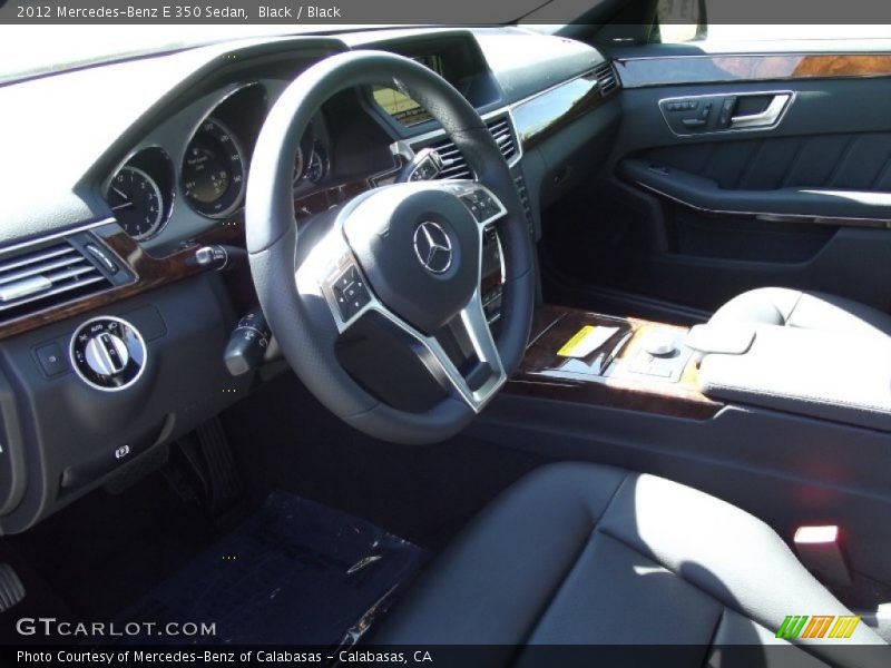 Black / Black 2012 Mercedes-Benz E 350 Sedan