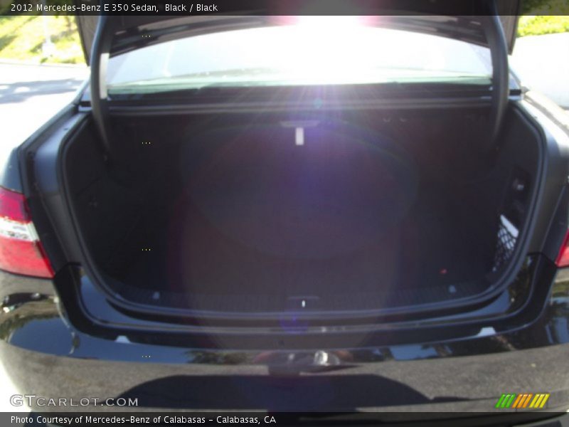 Black / Black 2012 Mercedes-Benz E 350 Sedan