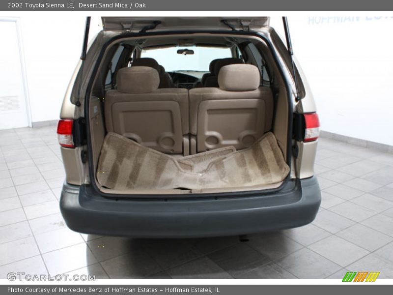 Desert Sand Mica / Oak 2002 Toyota Sienna LE