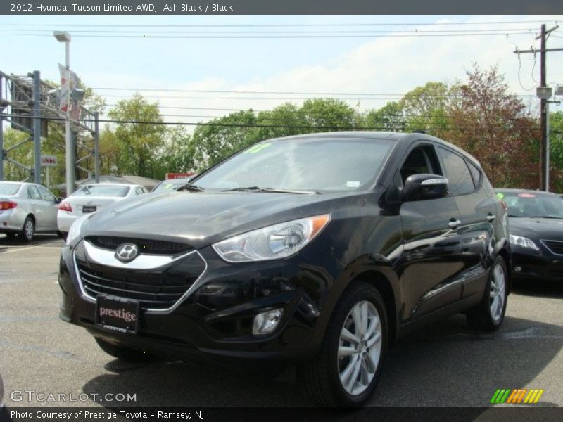 Ash Black / Black 2012 Hyundai Tucson Limited AWD