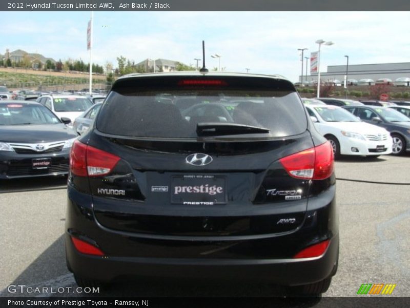 Ash Black / Black 2012 Hyundai Tucson Limited AWD