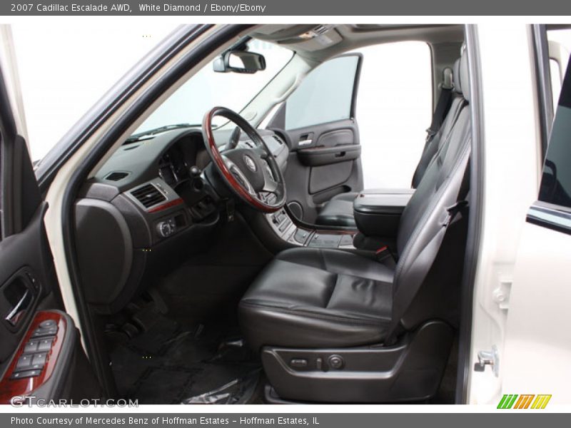 White Diamond / Ebony/Ebony 2007 Cadillac Escalade AWD