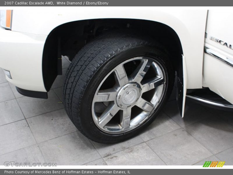 White Diamond / Ebony/Ebony 2007 Cadillac Escalade AWD