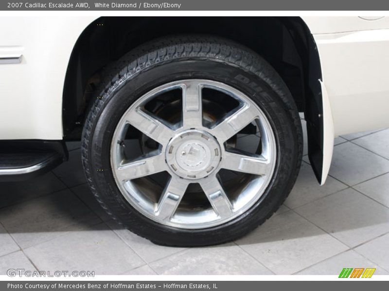 White Diamond / Ebony/Ebony 2007 Cadillac Escalade AWD