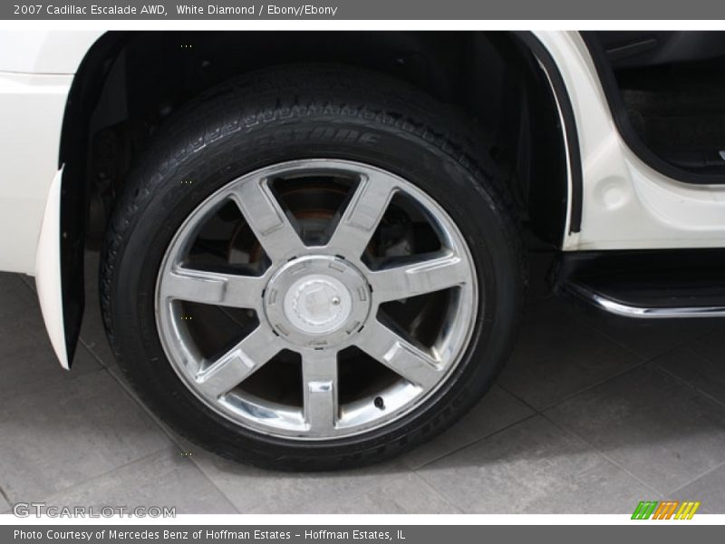 White Diamond / Ebony/Ebony 2007 Cadillac Escalade AWD