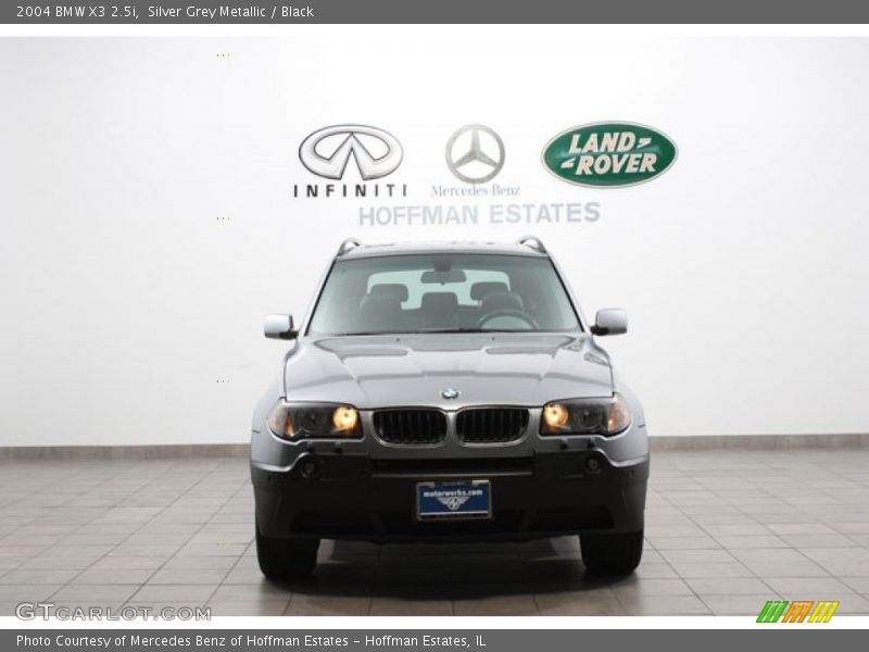 Silver Grey Metallic / Black 2004 BMW X3 2.5i