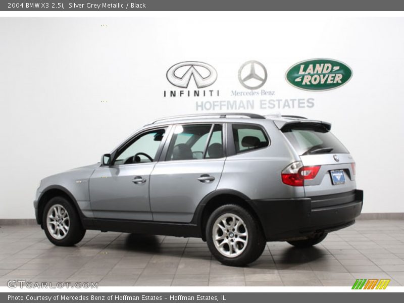 Silver Grey Metallic / Black 2004 BMW X3 2.5i