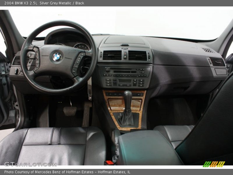 Silver Grey Metallic / Black 2004 BMW X3 2.5i
