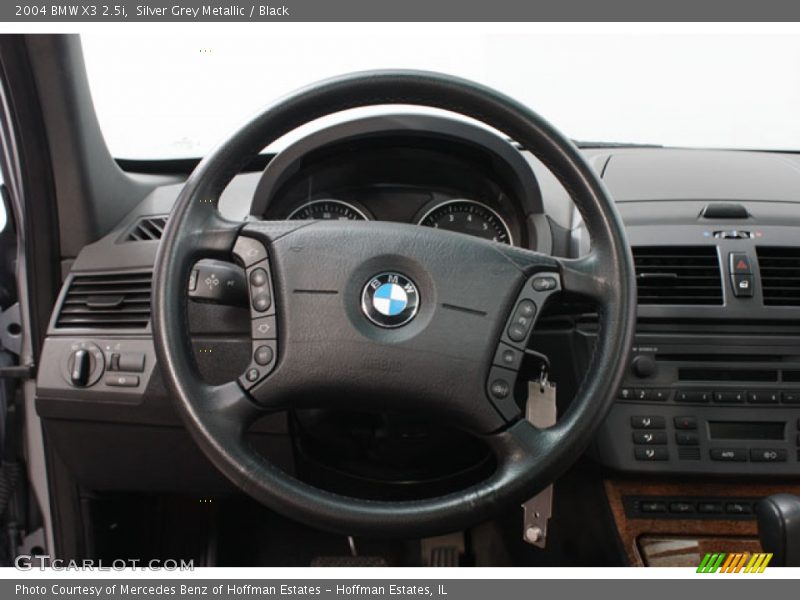 Silver Grey Metallic / Black 2004 BMW X3 2.5i
