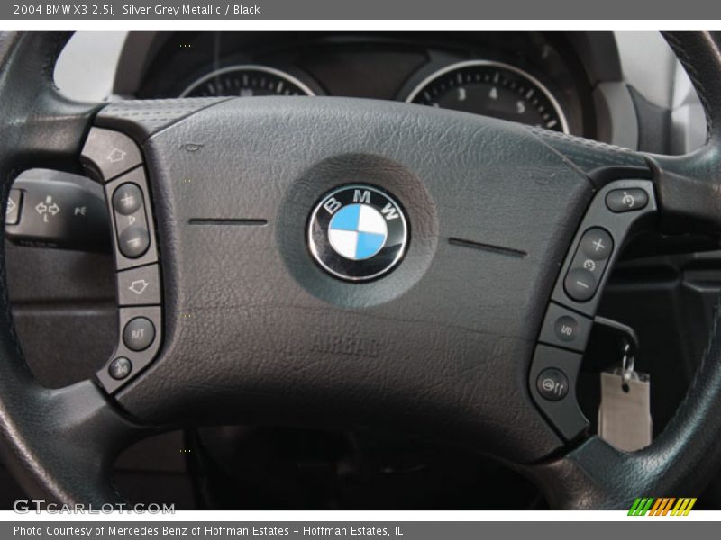 Silver Grey Metallic / Black 2004 BMW X3 2.5i