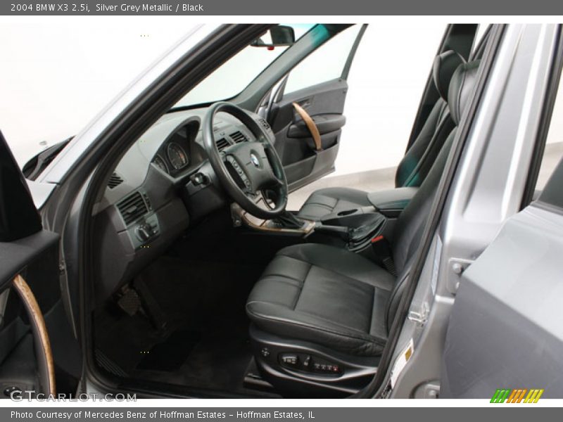 Silver Grey Metallic / Black 2004 BMW X3 2.5i