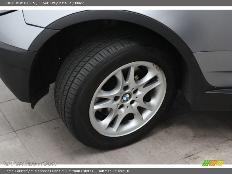 Silver Grey Metallic / Black 2004 BMW X3 2.5i