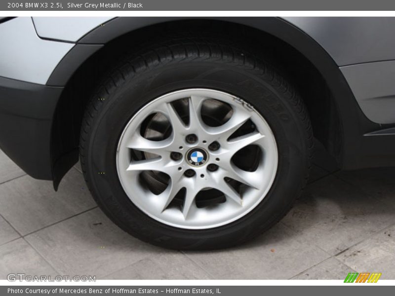 Silver Grey Metallic / Black 2004 BMW X3 2.5i