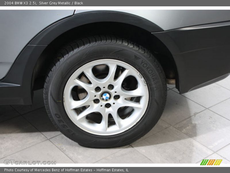 Silver Grey Metallic / Black 2004 BMW X3 2.5i