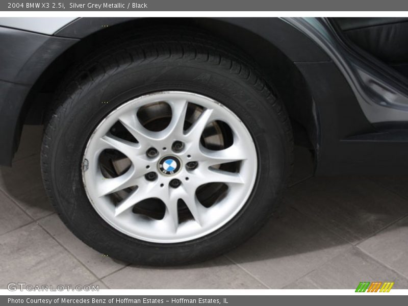Silver Grey Metallic / Black 2004 BMW X3 2.5i