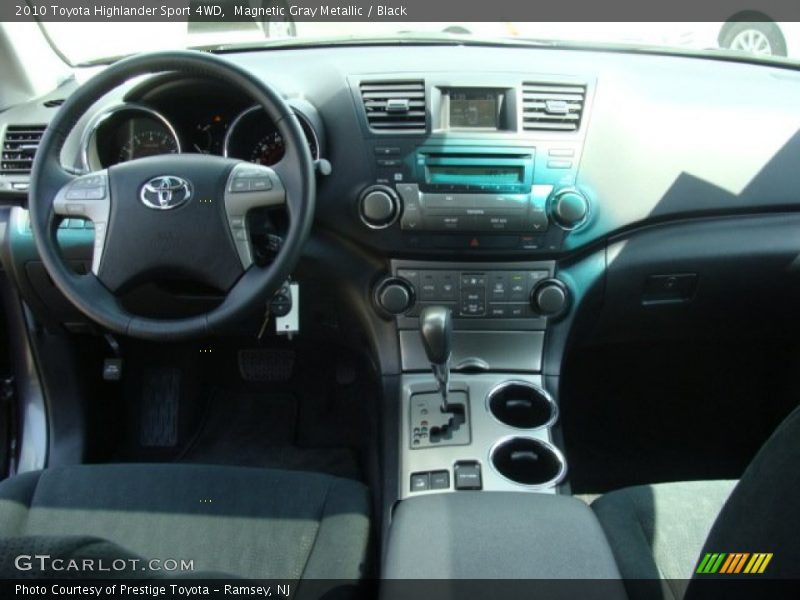 Magnetic Gray Metallic / Black 2010 Toyota Highlander Sport 4WD